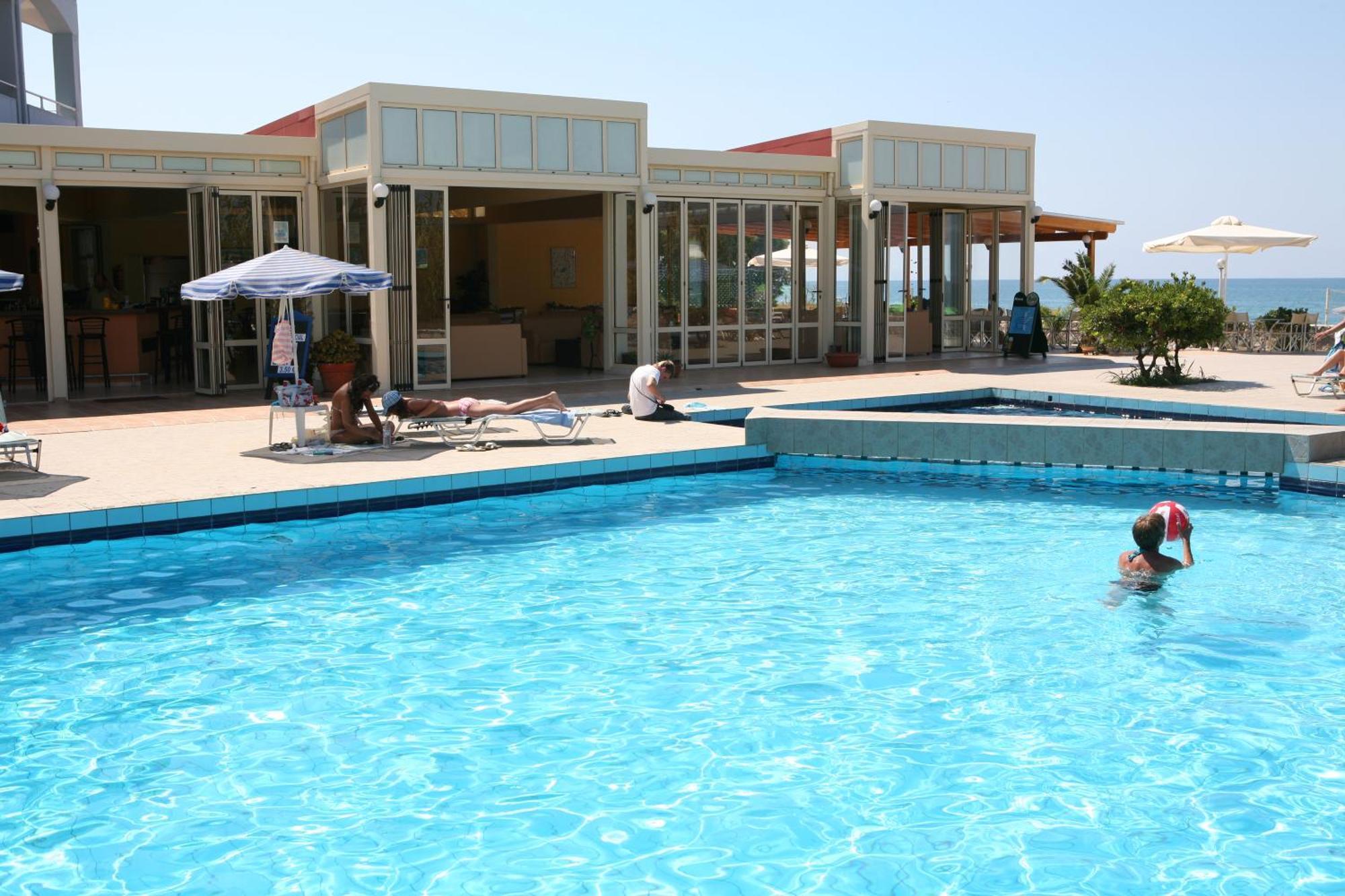 Hotel Kathrin Beach Adelianos Kampos Exterior foto